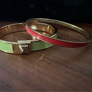 2 Kate Spade Enamel Bracelets